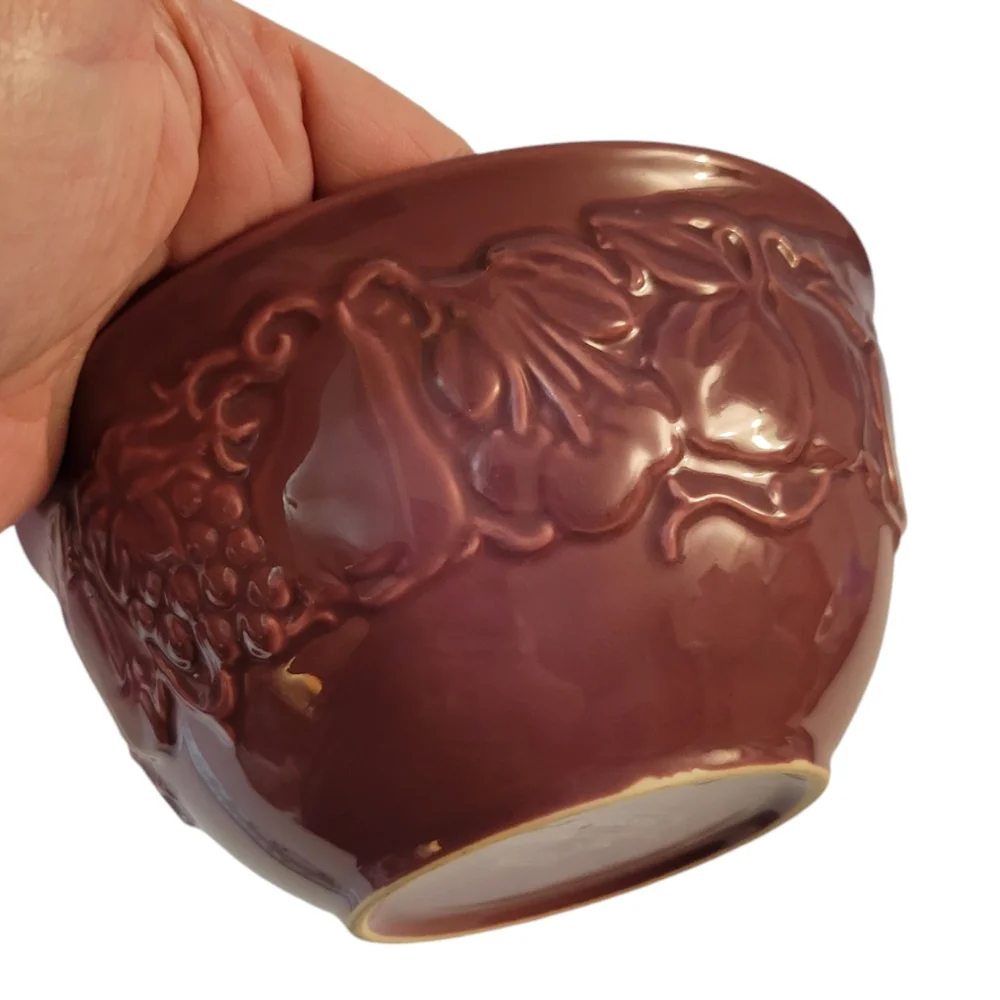Temptations by Tara Fruit Basket Pattern Bowl